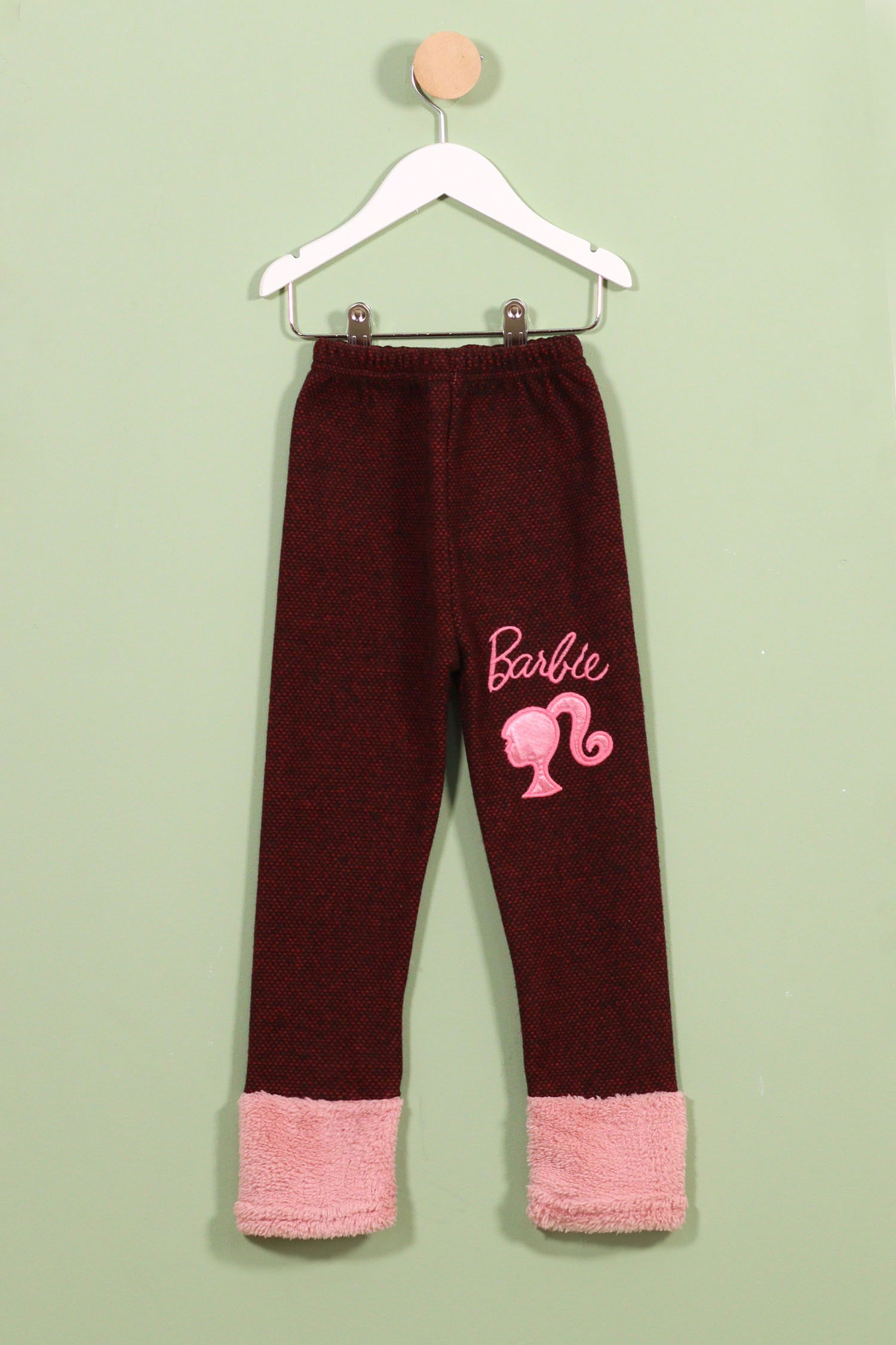Kız Çocuk Bordo Tayt - 23852