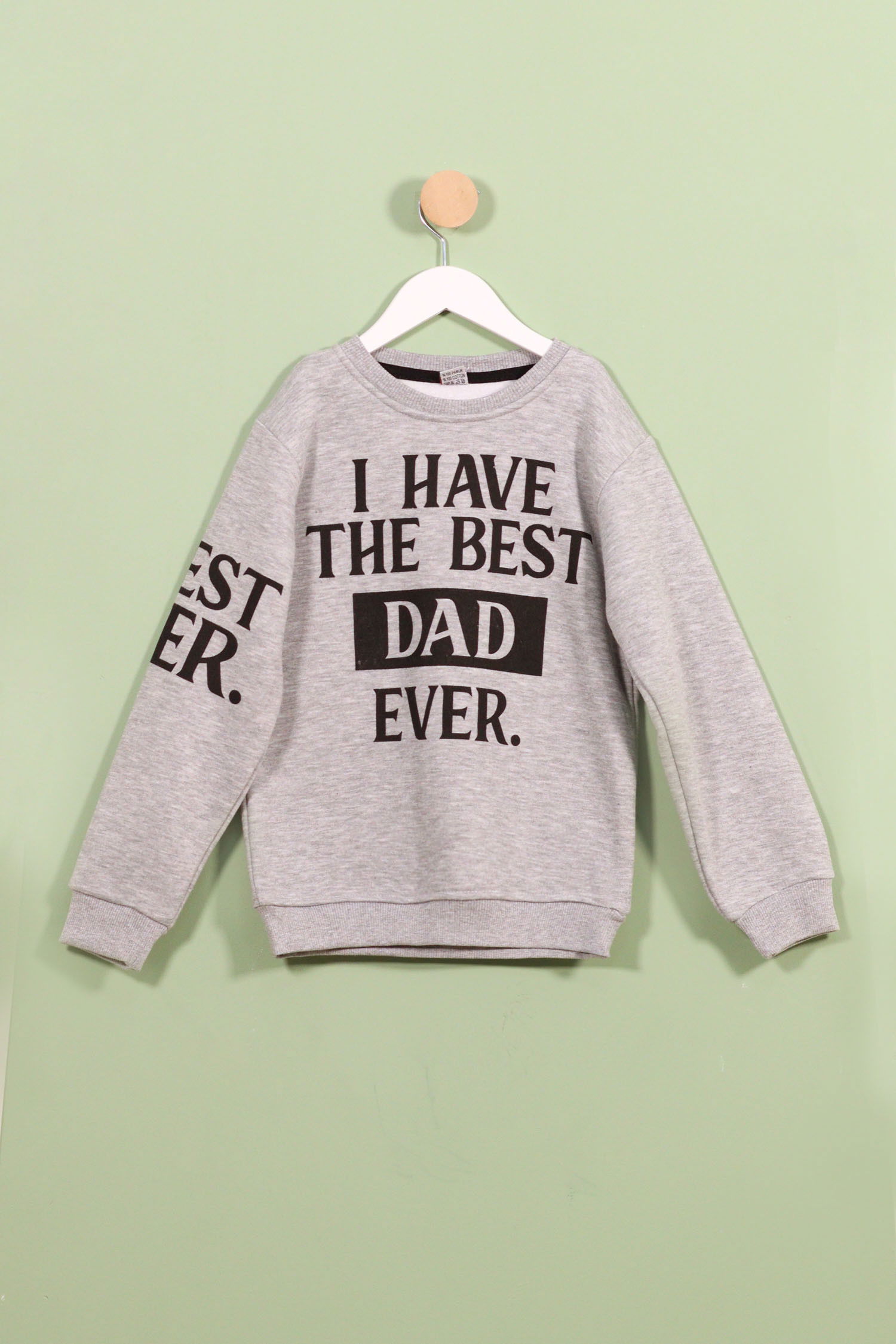Kız Çocuk Gri Sweat - 23836 GRİ