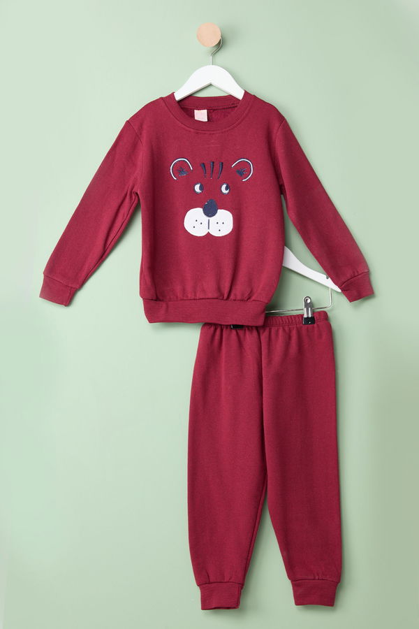 Kız Çocuk Bordo Takım - 23942