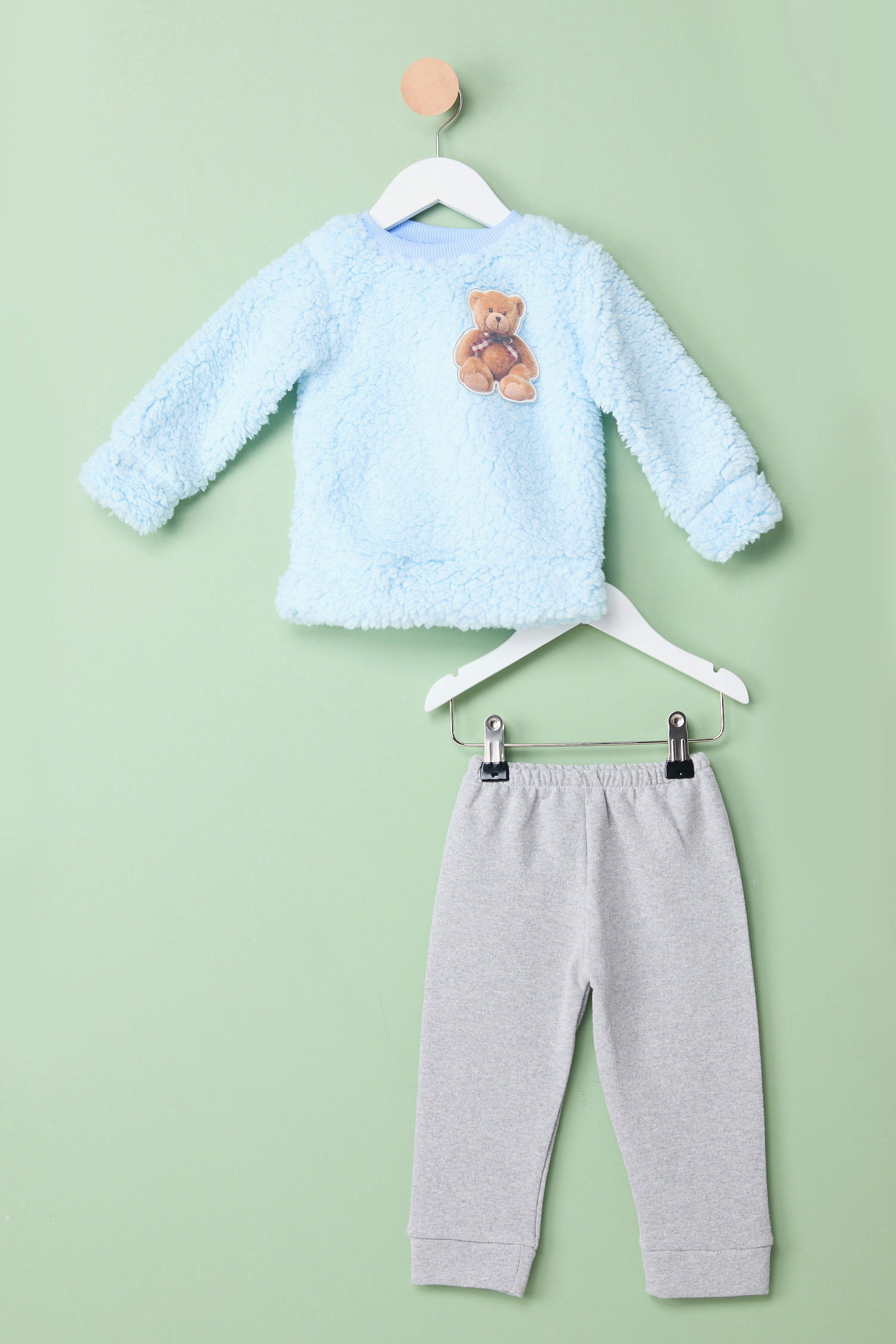 Kız Çocuk Mavi Bebek Takımı - 23944 MAVİ