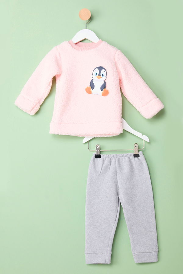 Kız Çocuk Pembe Bebek Takımı - 23945 PEMBE