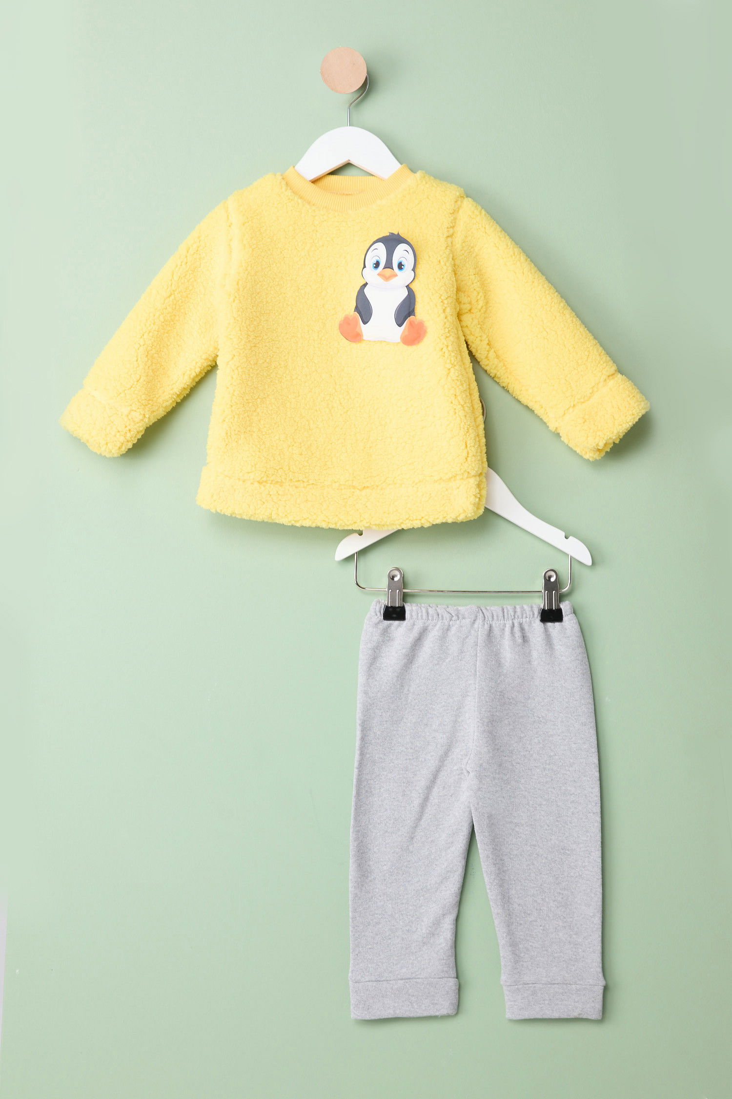 Kız Çocuk Sarı Bebek Takımı - 23945 Sarı