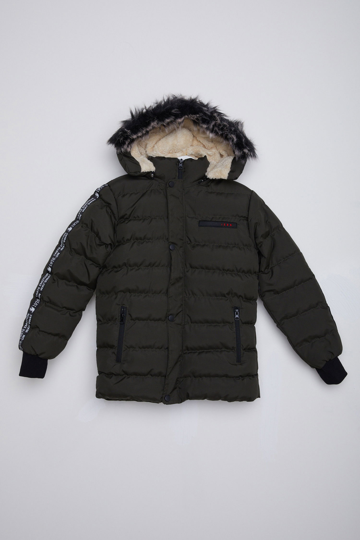 Kız Çocuk Haki Mont - 23904 HAKİ