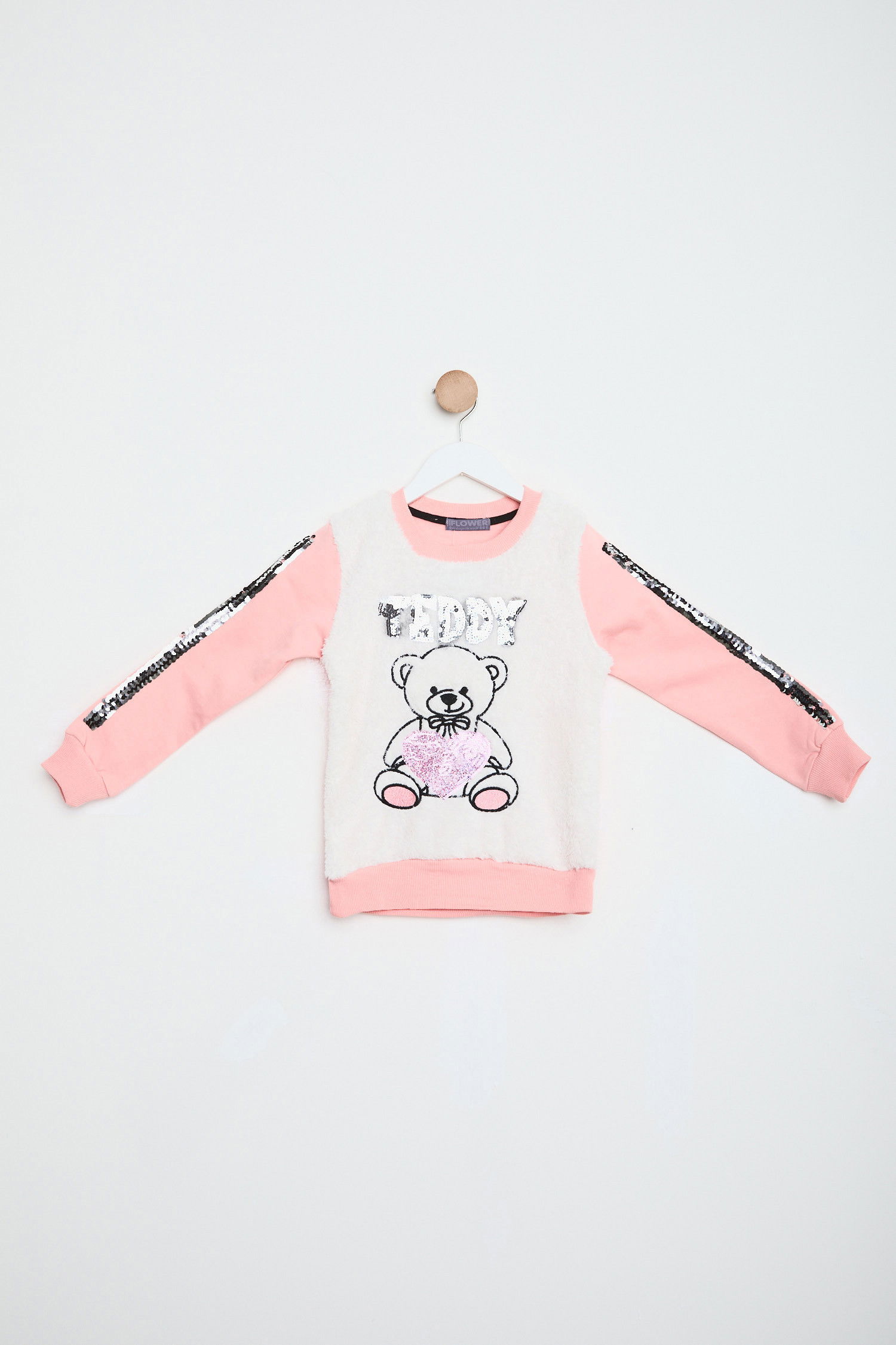 Kız Çocuk Pembe Sweat - 24039