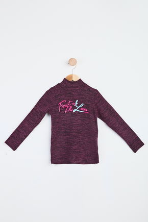 Kız Çocuk Mor Sweatshirt - 23991