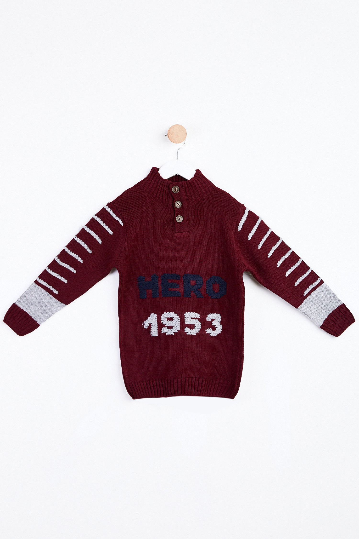 Erkek Çocuk Bordo Kazak - 24100 BORDO