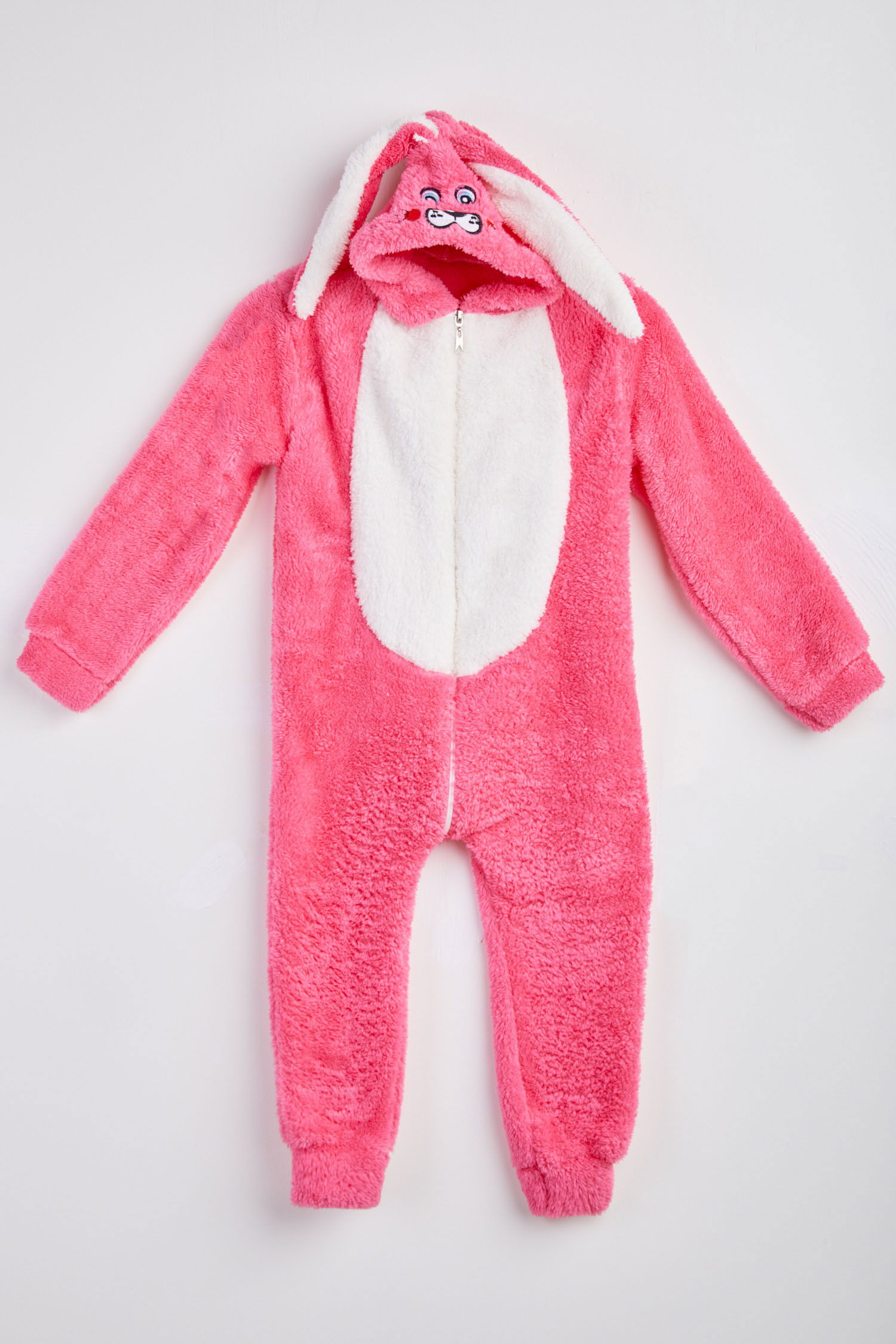 Erkek Çocuk Pembe Peluş Tulumu - 24225 PEMBE