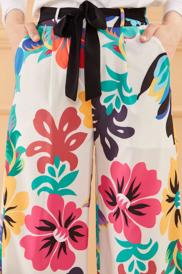 Düz Orta Kadın çok Renkli KIMONO TAKIM - 20648