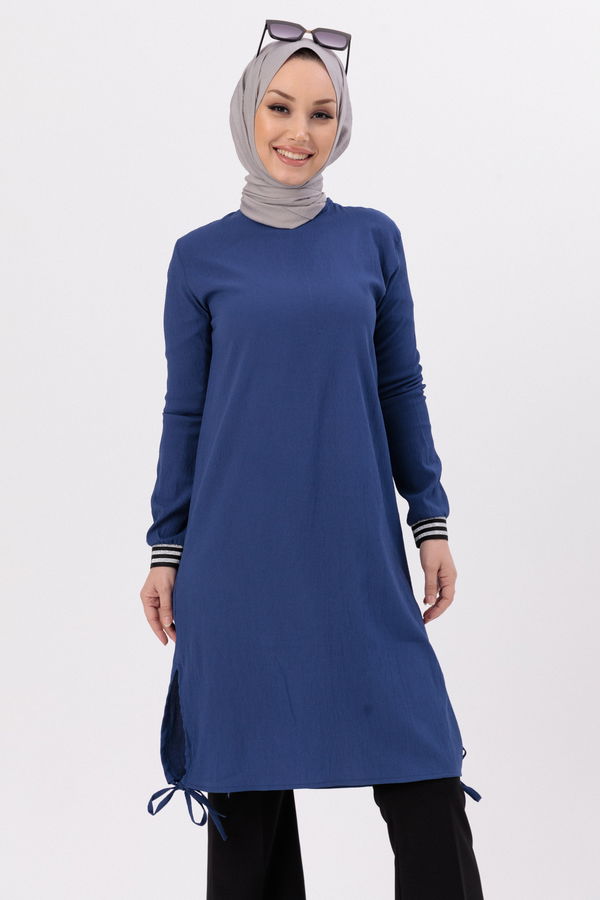 Düz Orta Kadın Petrol TUNIK PANTOLON - 3705 PETROL