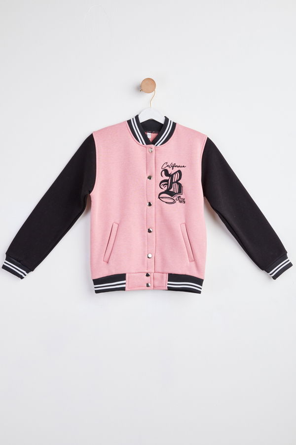 Kız Çocuk Pembe Kolej Ceket - 24305 PEMBE