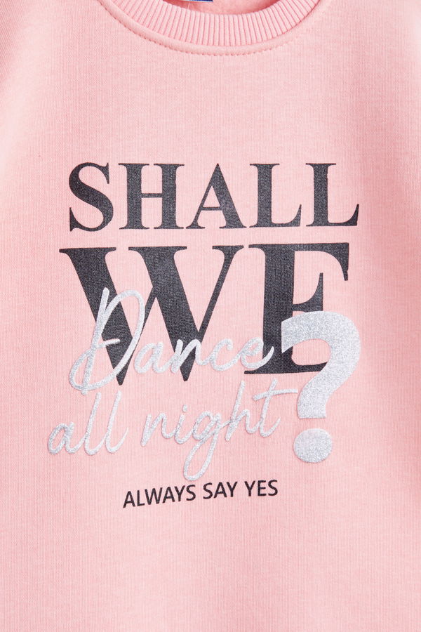 Kız Çocuk Pembe Sweat - 23835 PEMBE