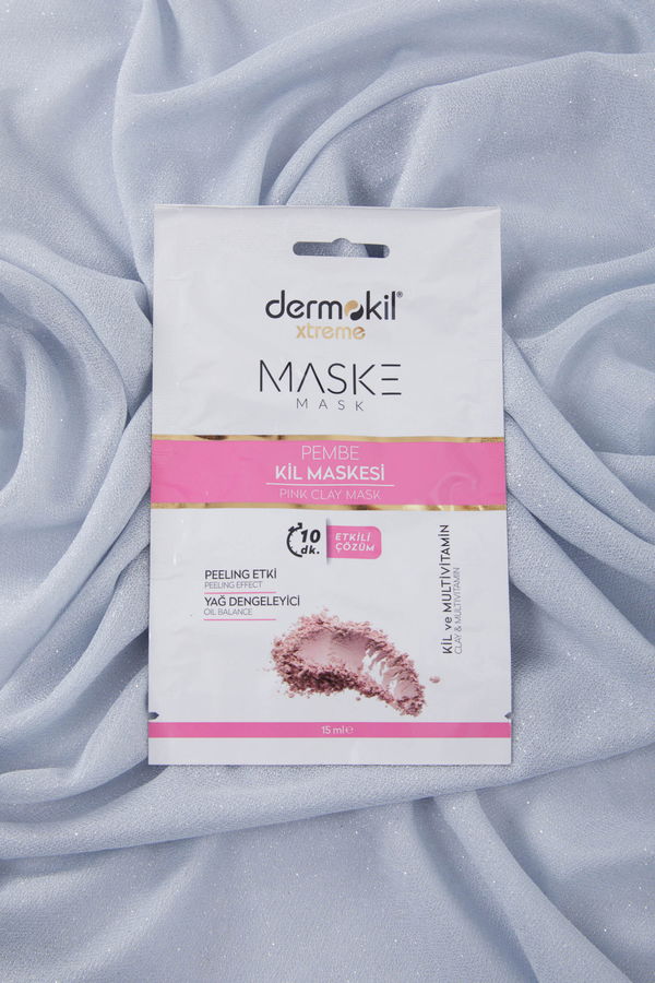 çok Renkli DERMOKIL 15 ML PEMBE KIL MASKESI PEELING ETKILI YAG DENGELEYICI - 24555 ÇOK RENKLİ