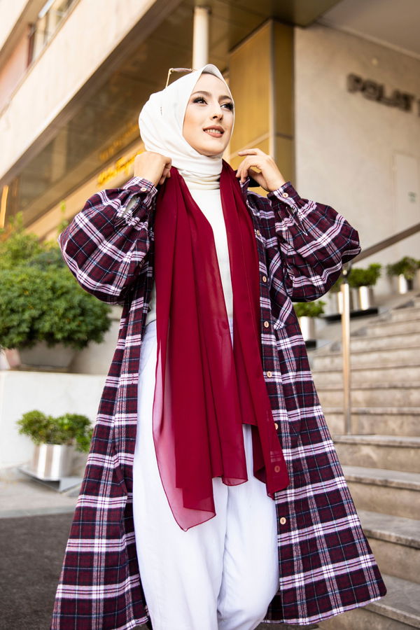 Düz Gömlek Yaka Kadın Lacivert 8623 TUNIK - Mavi - STD - 8623