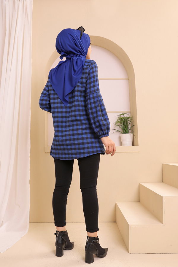 Düz Orta Kadın Siyah 3316 TUNIK - 3316