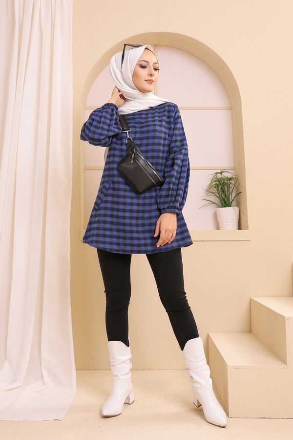 Düz Orta Kadın Siyah 3316 TUNIK - 3316 SİYAH