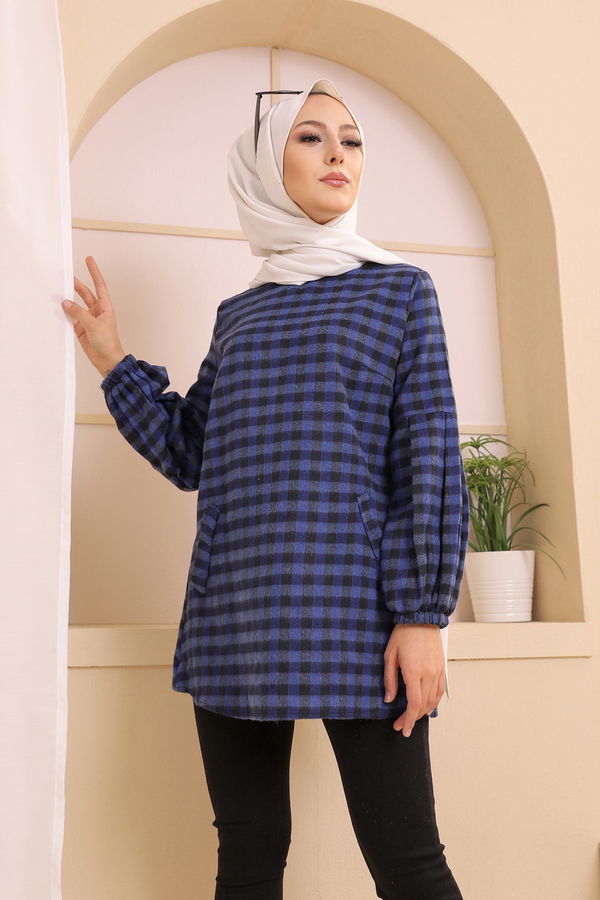 Düz Orta Kadın Siyah 3316 TUNIK - 3316 SİYAH