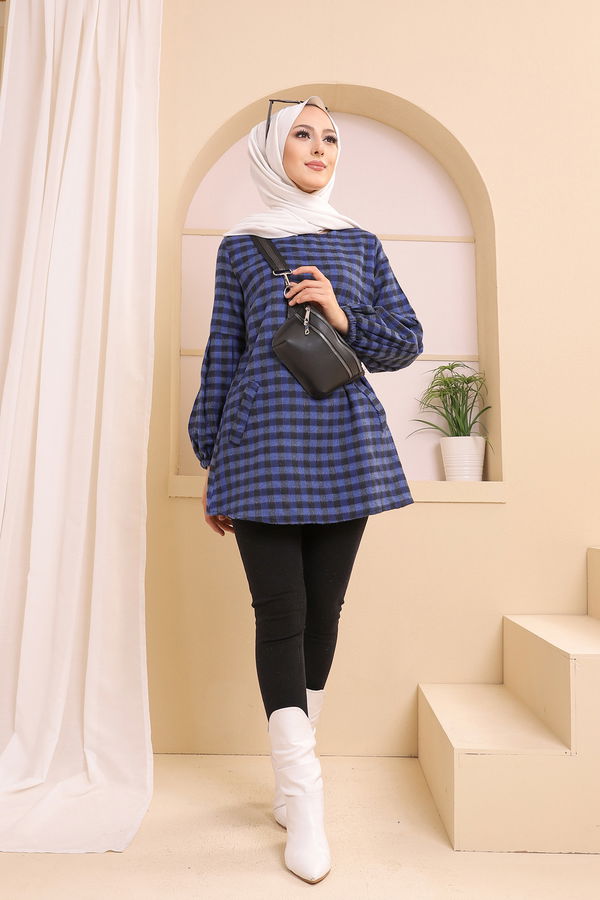 Düz Orta Kadın Siyah 3316 TUNIK - 3316 SİYAH