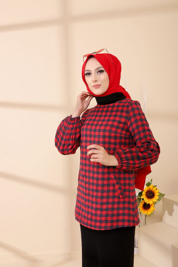 Düz Orta Kadın Lacivert 3316 TUNIK - 3316 LACİVERT