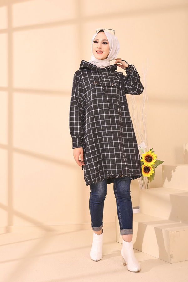 Düz Orta Kadın Ekru 3407 TUNIK - 3407 EKRU