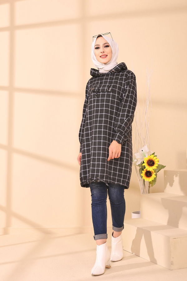 Düz Orta Kadın Ekru 3407 TUNIK - 3407 EKRU