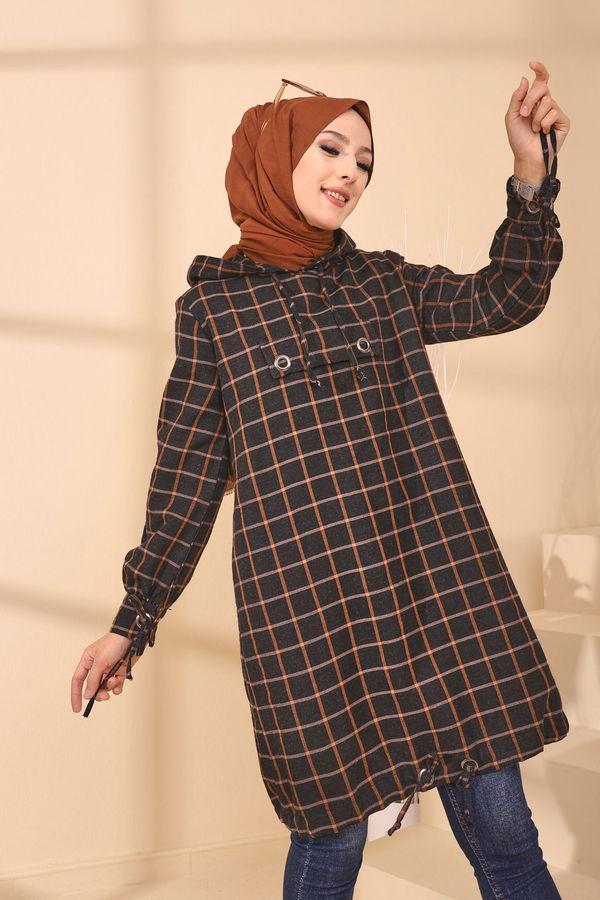 Düz Orta Kadın Taba 3407 TUNIK - 3407 TABA