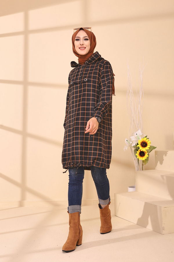 Düz Orta Kadın Taba 3407 TUNIK - 3407 TABA