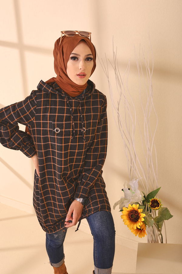 Düz Orta Kadın Taba 3407 TUNIK - 3407 TABA