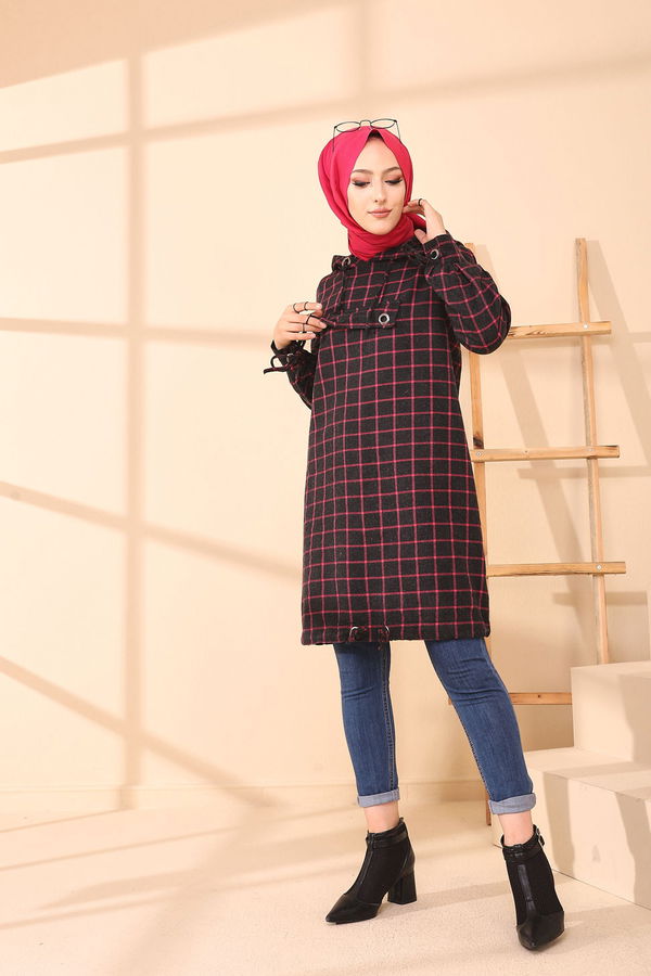 Düz Orta Kadın Fuşya 3407 TUNIK - 3407 FUŞYA