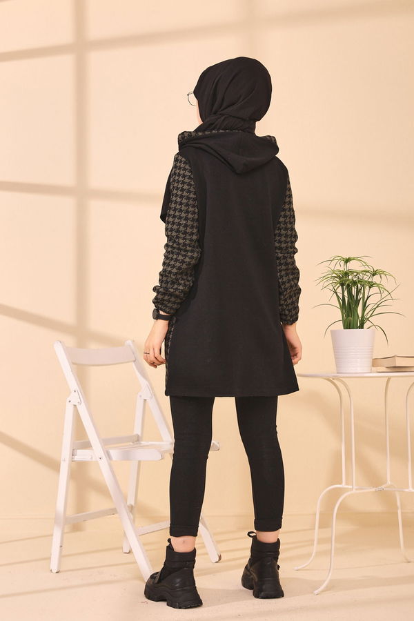 Düz Orta Kadın Haki TUNIK - 3411 HAKİ