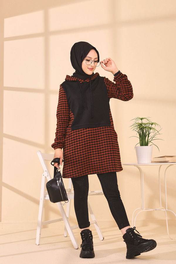 Düz Orta Kadın Kiremit TUNIK - 3411 KİREMİT