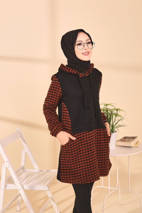 Düz Orta Kadın Kiremit TUNIK - 3411 KİREMİT