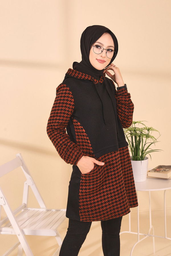 Düz Orta Kadın Kiremit TUNIK - 3411 KİREMİT