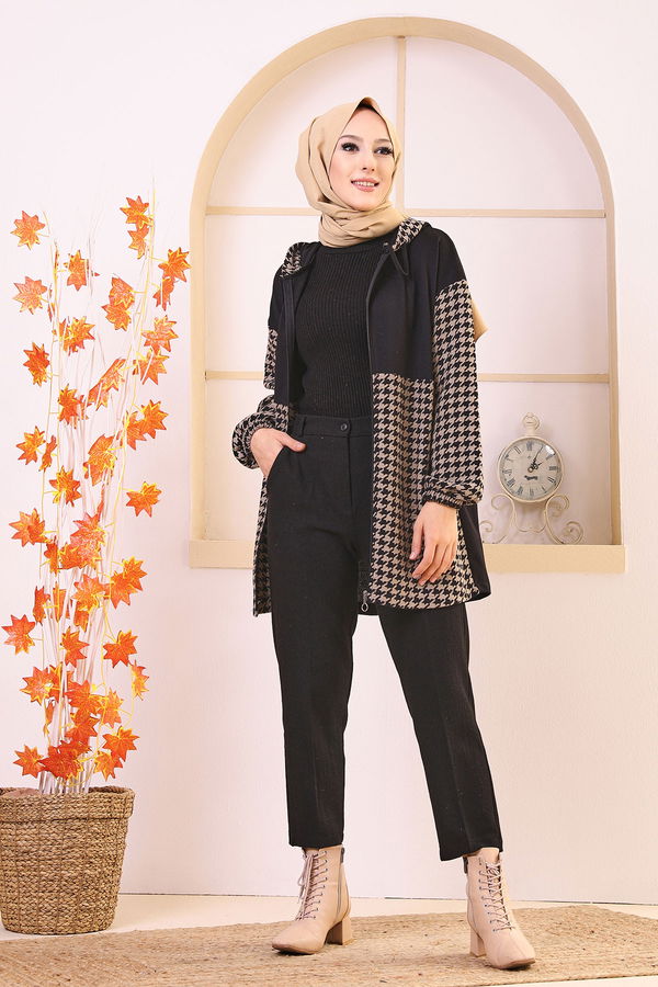Düz Orta Kadın Vizon TUNIK - 3415 VİZON