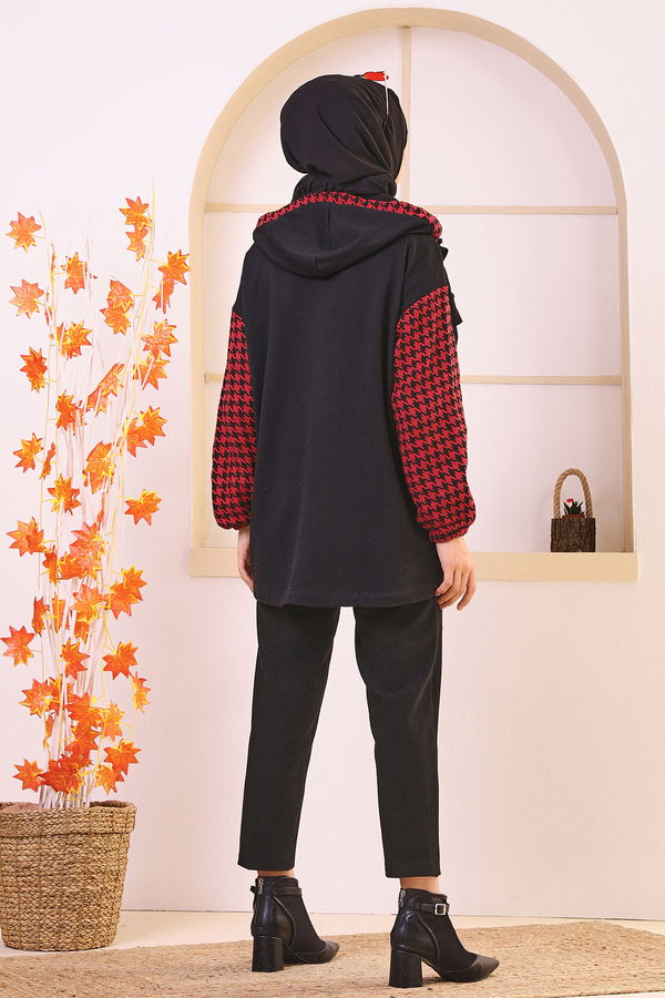 Düz Orta Kadın Bordo TUNIK - 3415 BORDO
