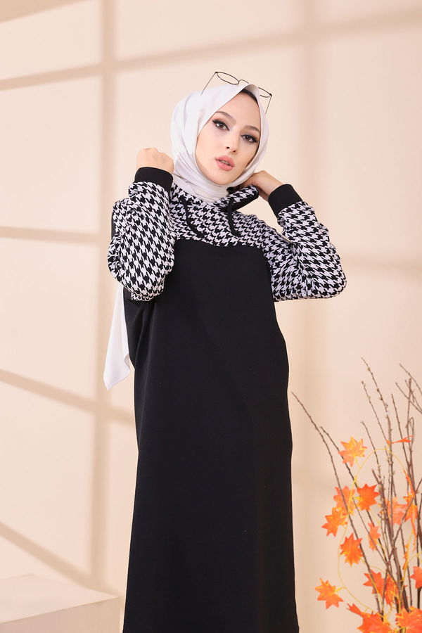 Düz Orta Kadın Beyaz TUNIK - 3416