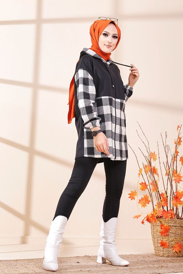 Düz Orta Kadın Ekru TUNIK - 3415 EKRU