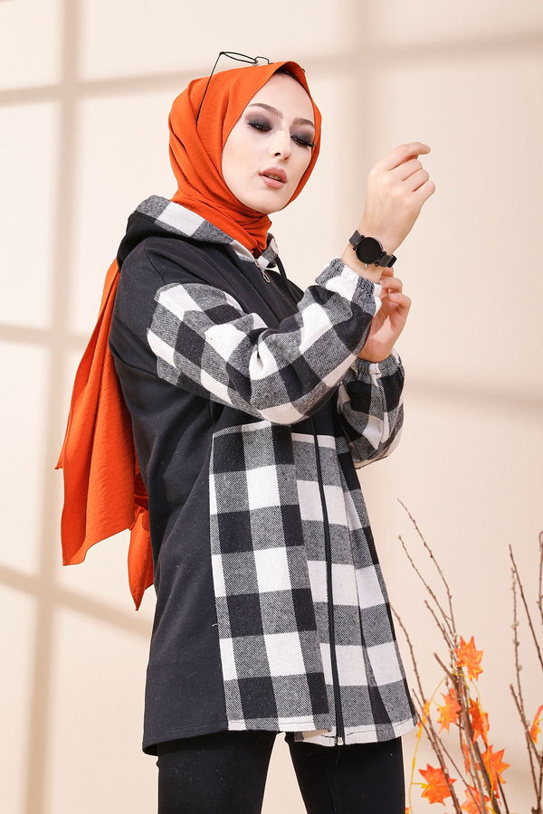 Düz Orta Kadın Ekru TUNIK - 3415 EKRU