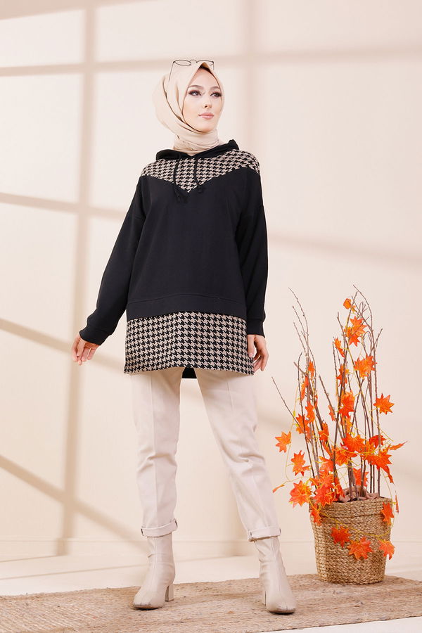 Düz Orta Kadın Vizon 3398 TUNIK - 3398