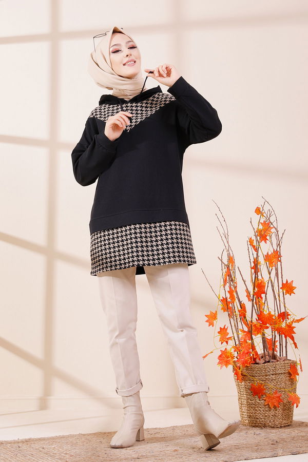 Düz Orta Kadın Vizon 3398 TUNIK - 3398