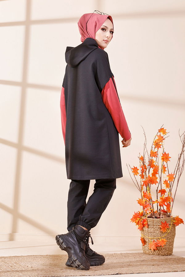 Düz Orta Kadın Pembe 3371 TUNIK - 3371