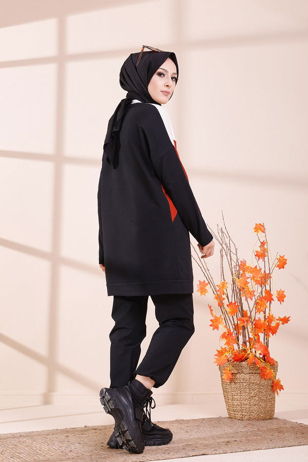 Düz Orta Kadın Kiremit TUNIK - 3425 KİREMİT