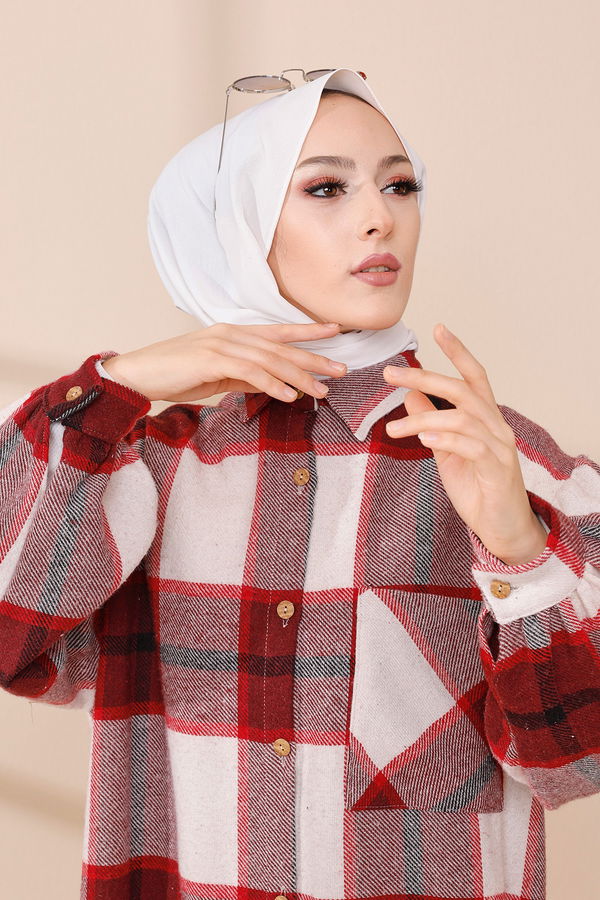 Düz Orta Kadın Kırmızı Kase Kaban D1 SARI - 8636 - 8636