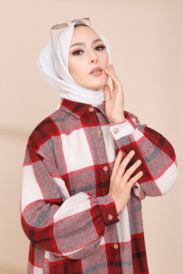 Düz Orta Kadın Kırmızı Kase Kaban D1 SARI - 8636 - 8636