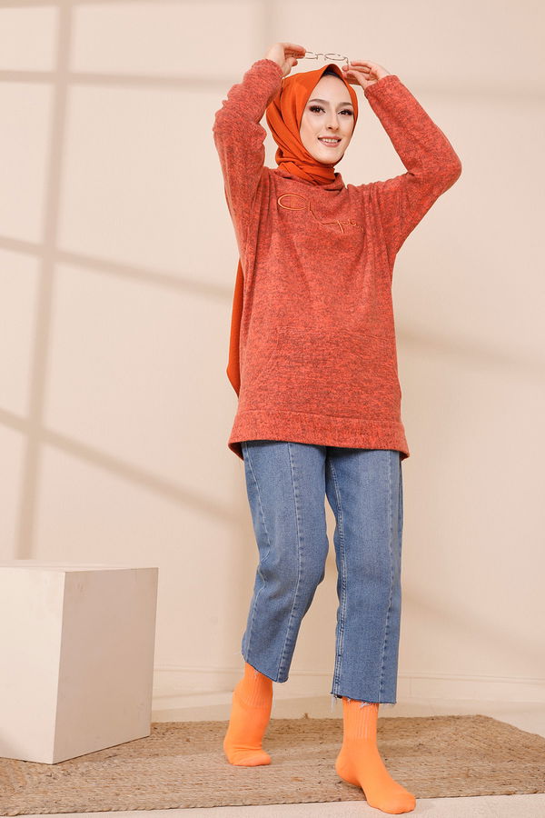 Düz Orta Kadın Kiremit TUNIK - 3465 KİREMİT