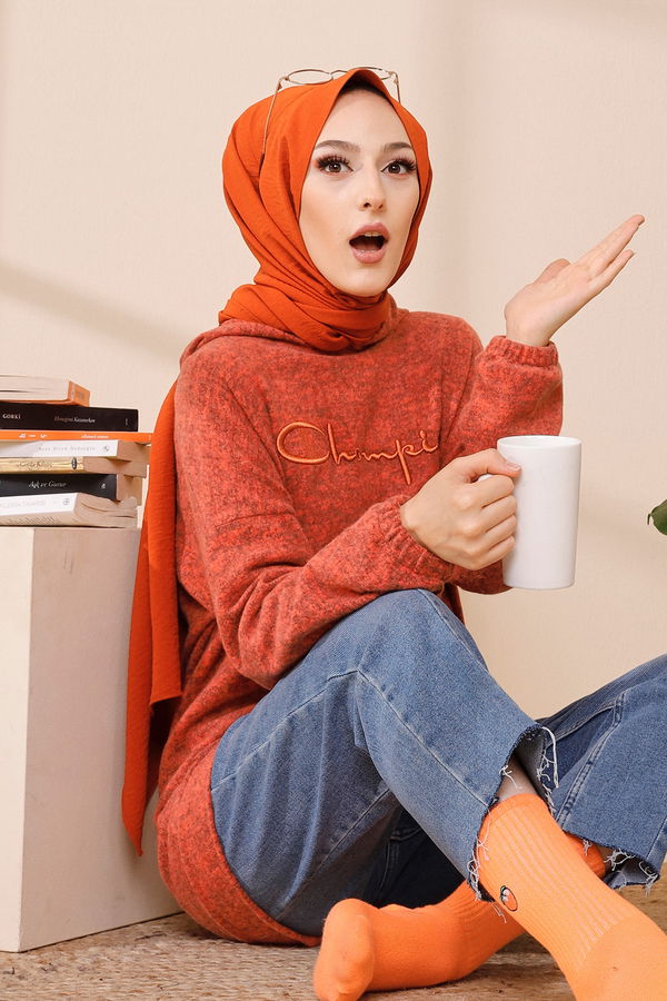 Düz Orta Kadın Kiremit TUNIK - 3465 KİREMİT