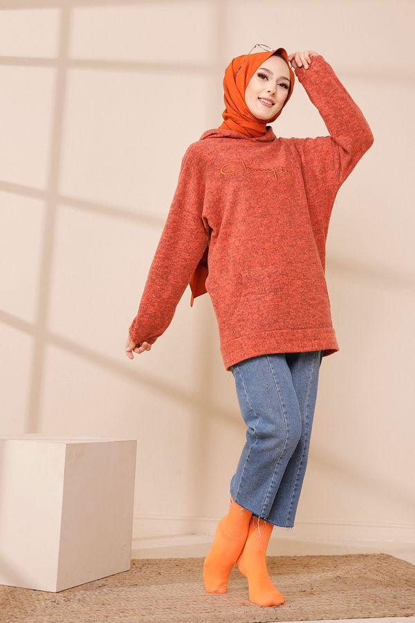 Düz Orta Kadın Kiremit TUNIK - 3465 KİREMİT