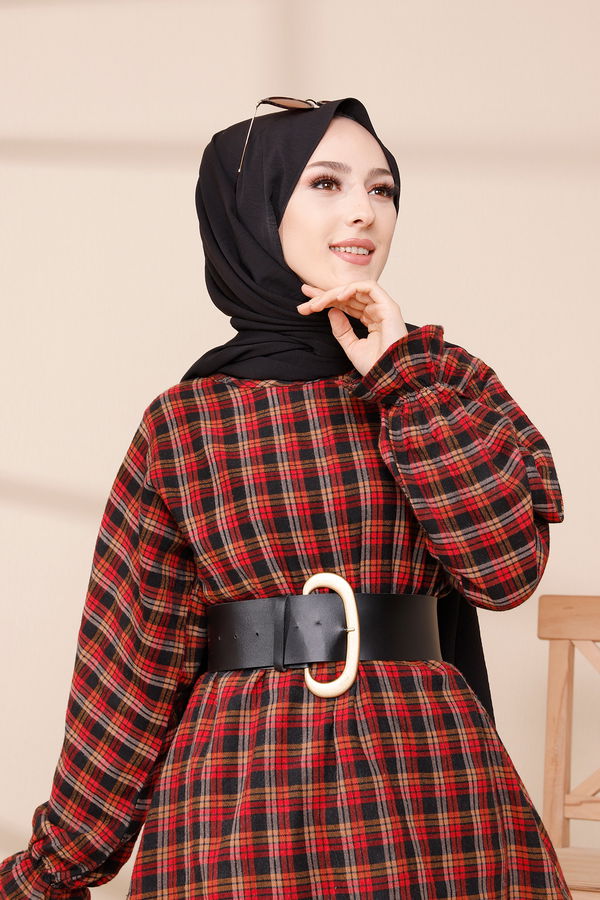 Düz Bisiklet Yaka Kadın Sarı YARASA KOL TUNIK - 3299 Sarı