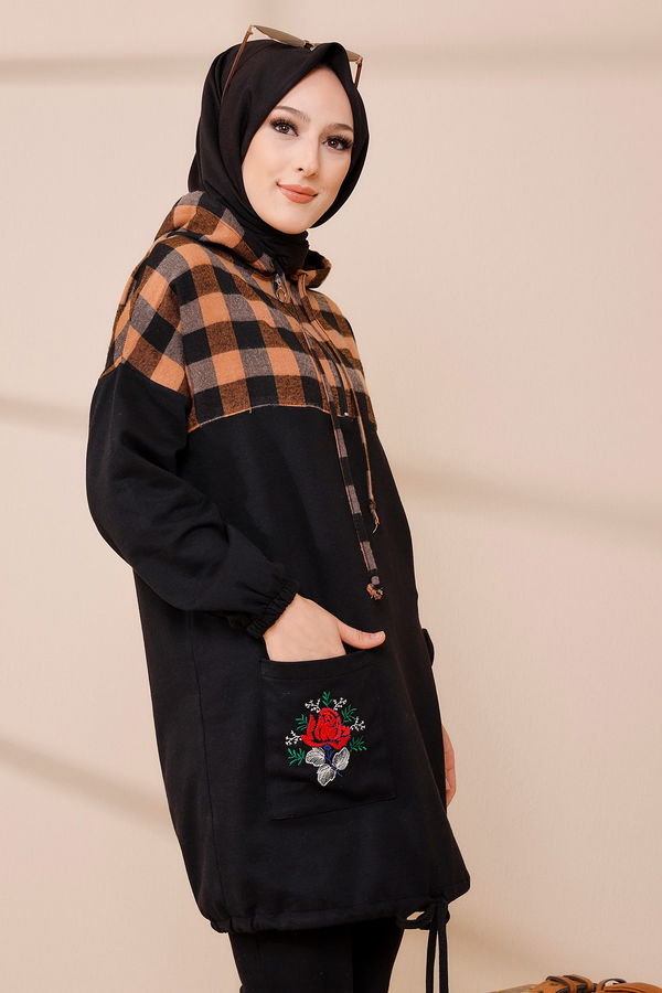 Düz Orta Kadın Taba TUNIK - 3396