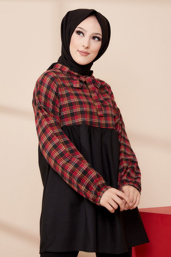Düz Orta Kadın Sarı TUNIK - 3464 Sarı