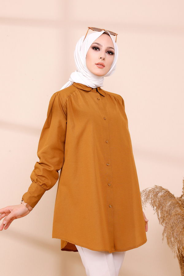 Düz Orta Kadın Taba TUNIK - 8691